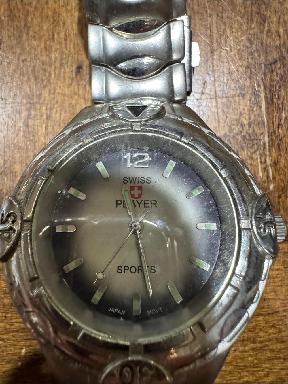 Silver Men's Sports Watch - Picture 4 of 5